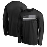 Thin White Line Flag - Long Sleeve T-Shirt